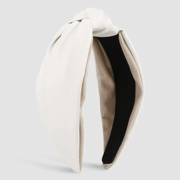 Florence Vegan Leather Headband Bezza