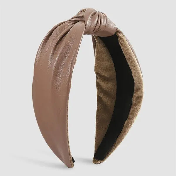 Florence Vegan Leather Headband Bezza