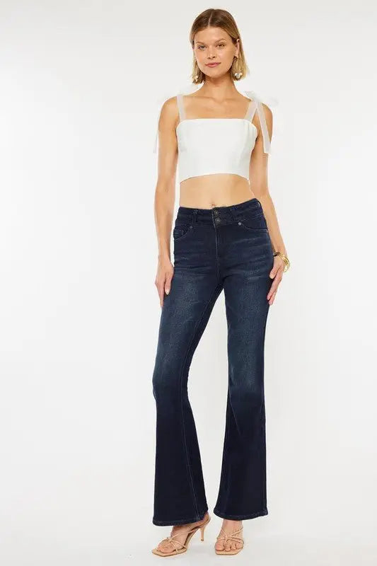Stand Out High Rise Flare Jeans Kan Can