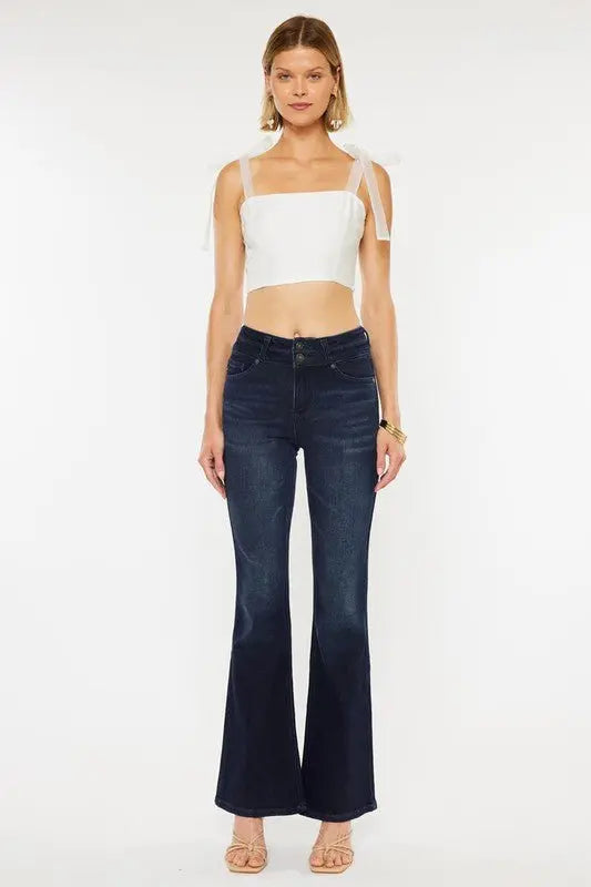 Stand Out High Rise Flare Jeans Kan Can