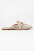 Mila Jeweled Loafer Flat Mule CCOCCI