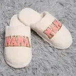 MAMA Chenille Patched Home Slippers Bezza