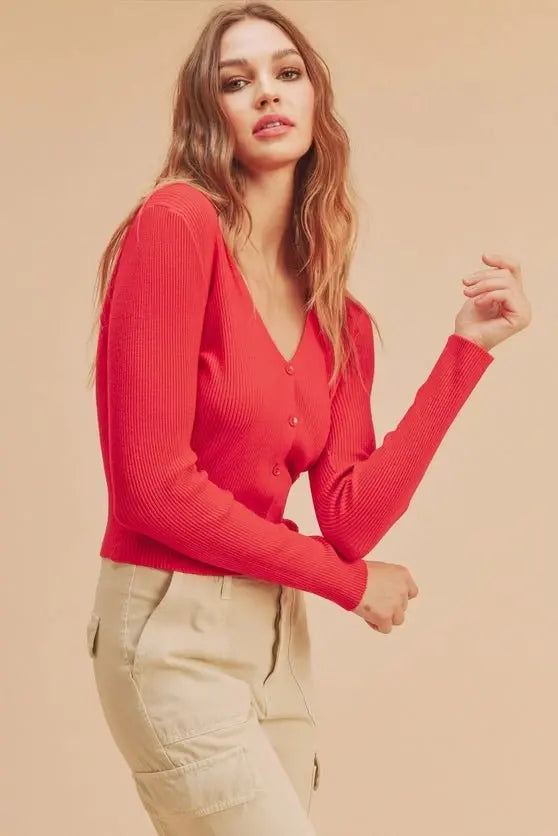 I Don't Care Cardigan Sweater AEMI + CO