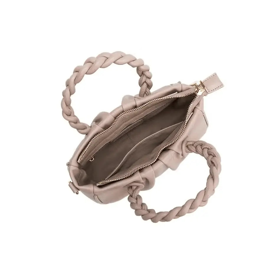 Gracelyn Recycled Vegan Crossbody Bag in Nude Melie Bianco