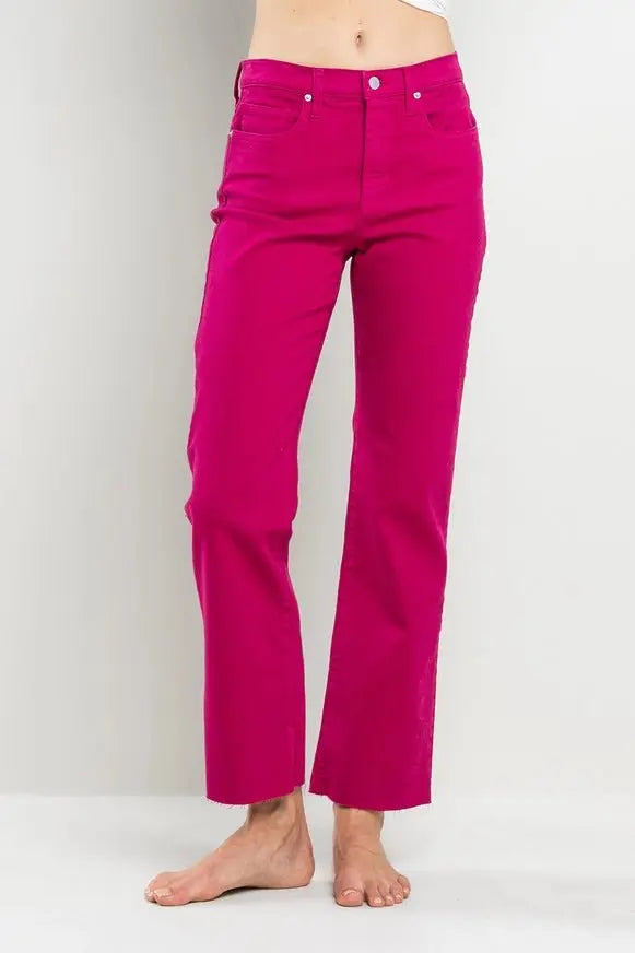 Bright Side High Rise Straight Pants SneakPeek