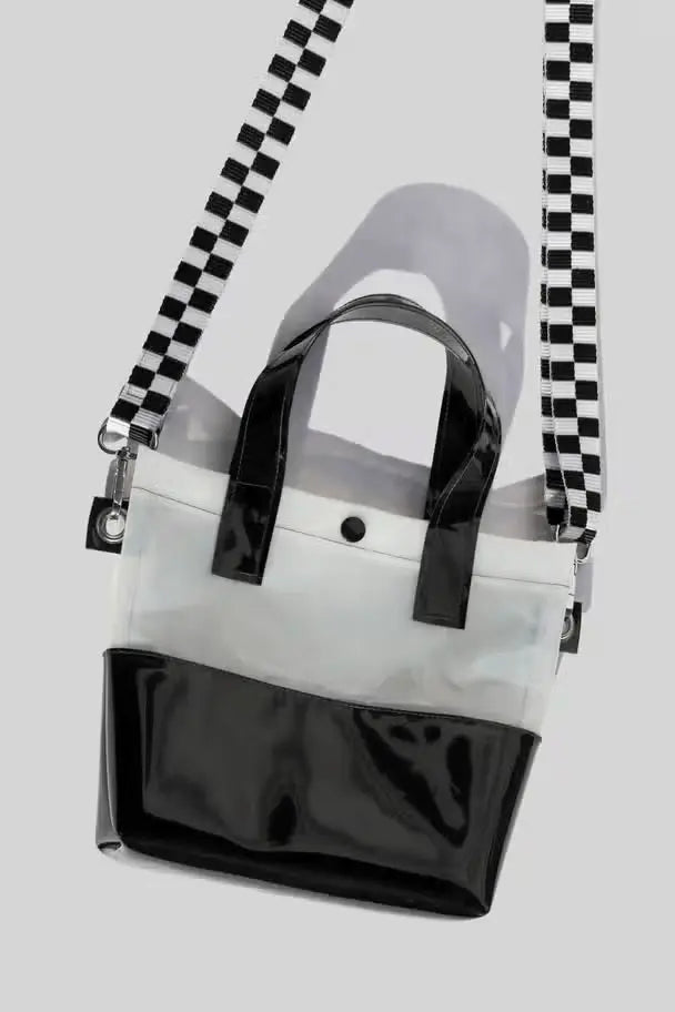 Aria Vinyl Handbag Kate Corn