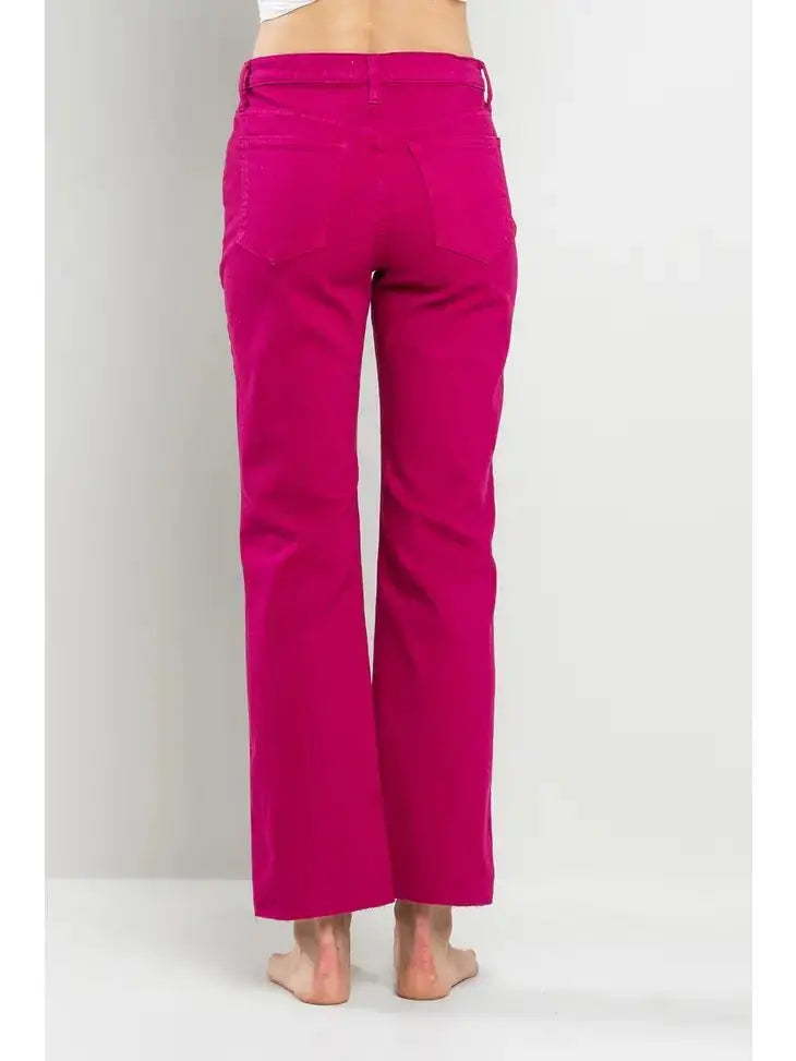 Bright Side High Rise Straight Pants SneakPeek