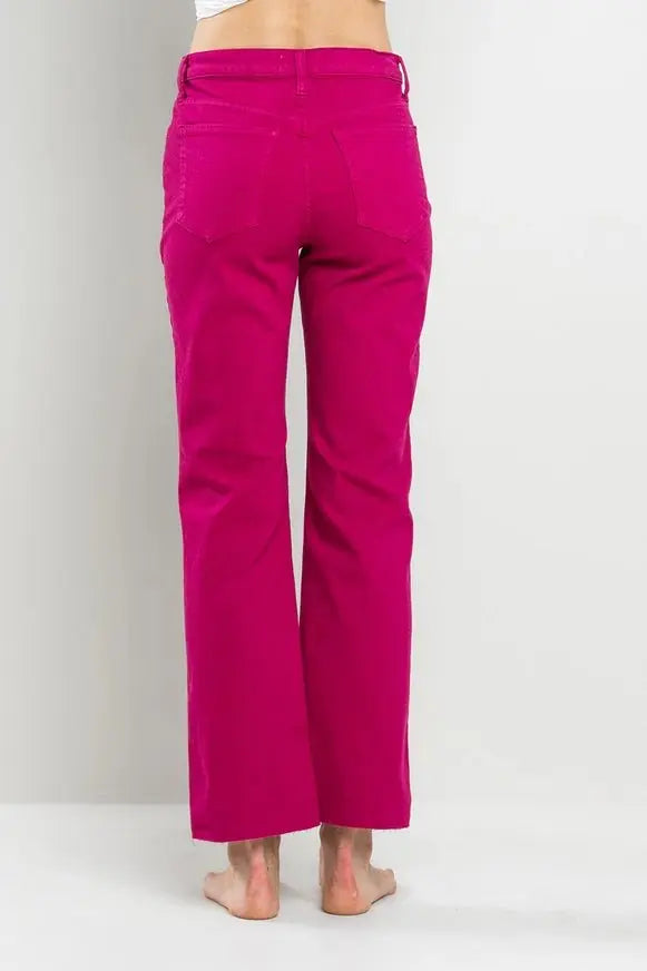 Bright Side High Rise Straight Pants SneakPeek