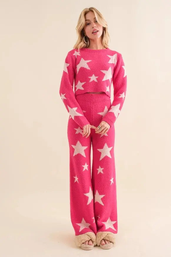 Stardust Cozy Top With Matching Pants Blue B