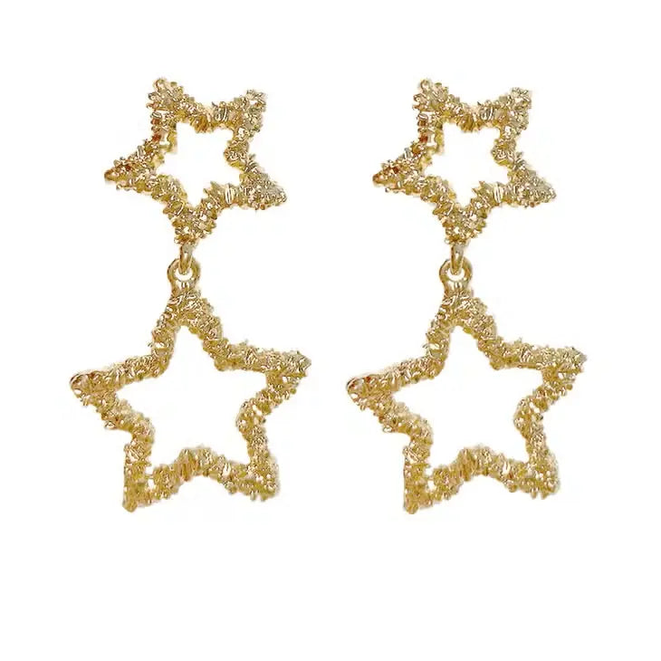Stella You Are A Star Gold Earrings Viv&Lou