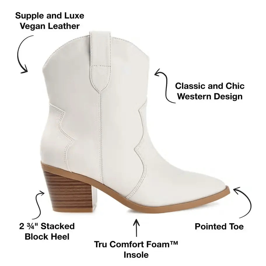 Becker Bootie by Journee Collection Women's Tru Comfort Foam™ Journee Collection