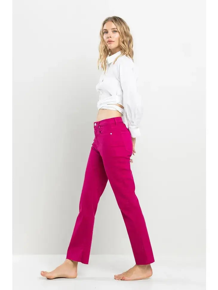 Bright Side High Rise Straight Pants SneakPeek