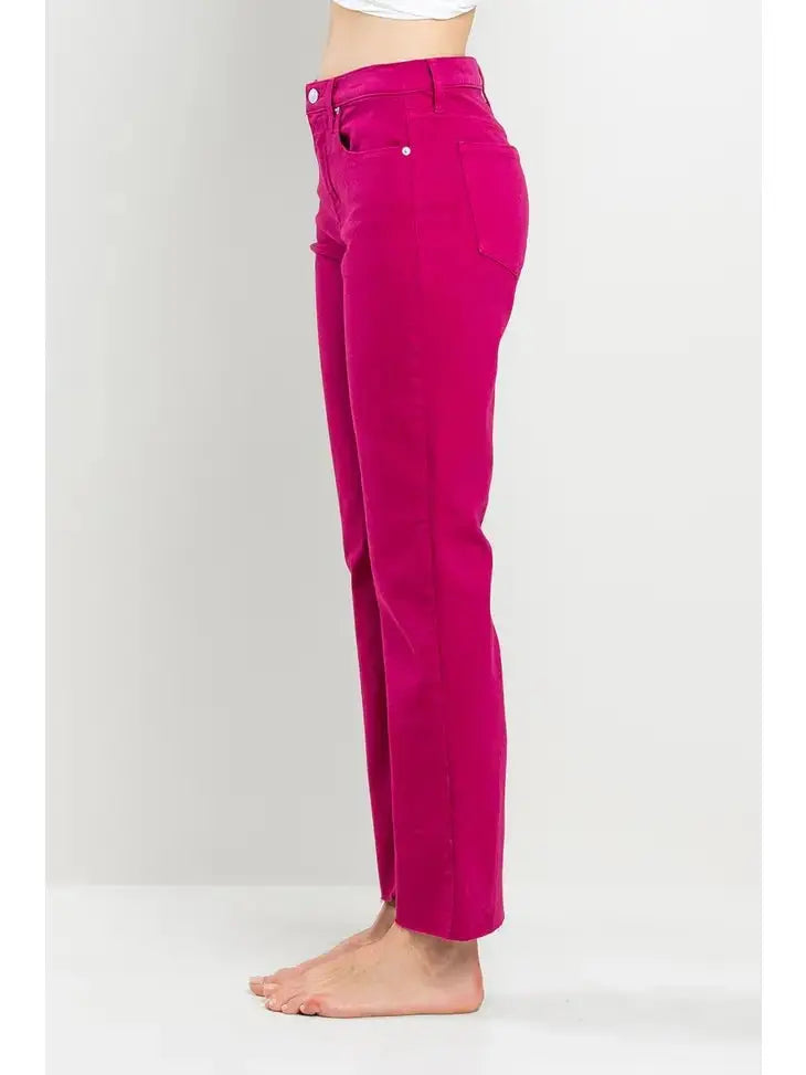 Bright Side High Rise Straight Pants SneakPeek