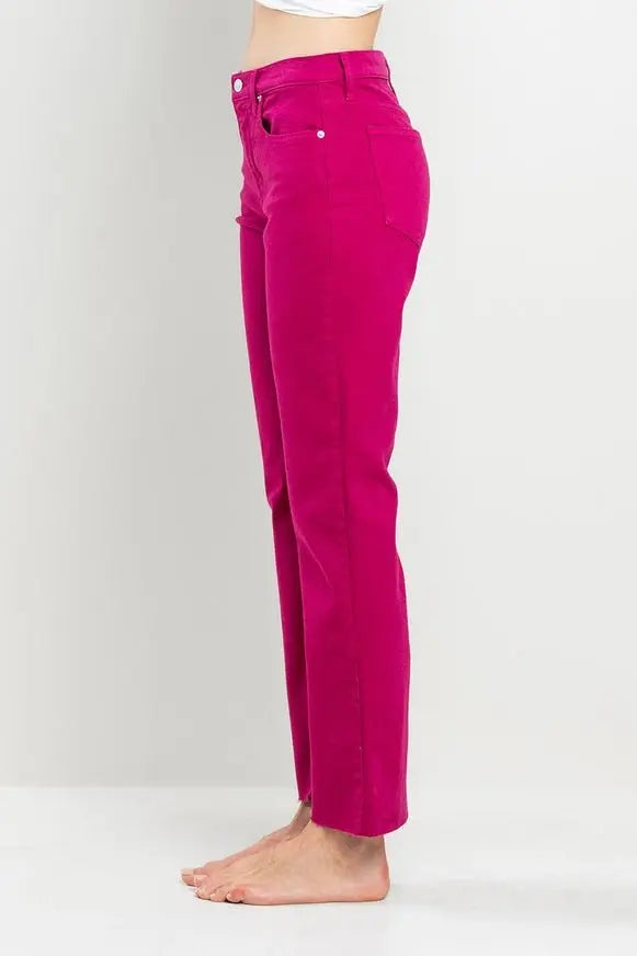 Bright Side High Rise Straight Pants SneakPeek