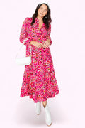 You're My Happy Place Midi Shirt Dress Bezza