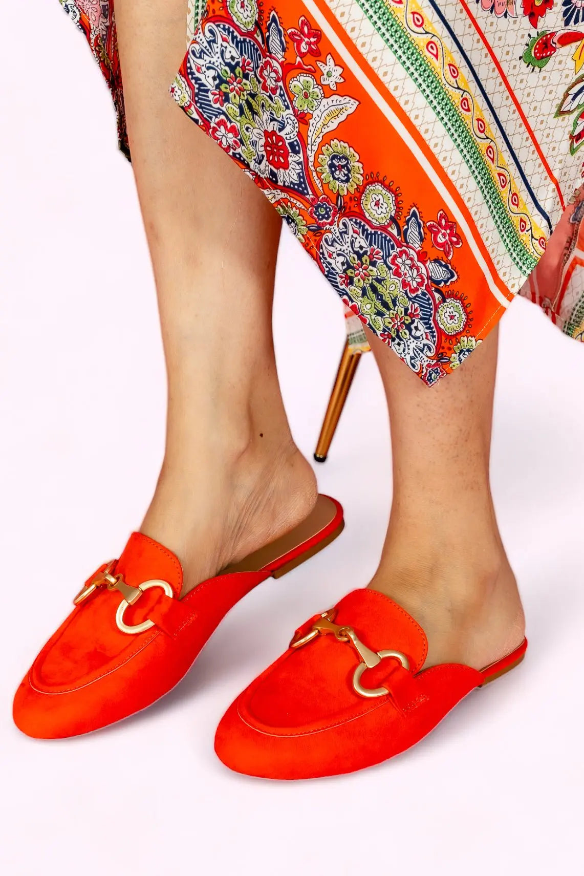 Natalia Flat Slip On Mule CCOCCI