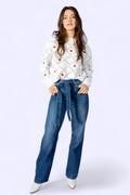 Blowing Your Mind High Rise Belted Wide Leg Jeans SneakPeek