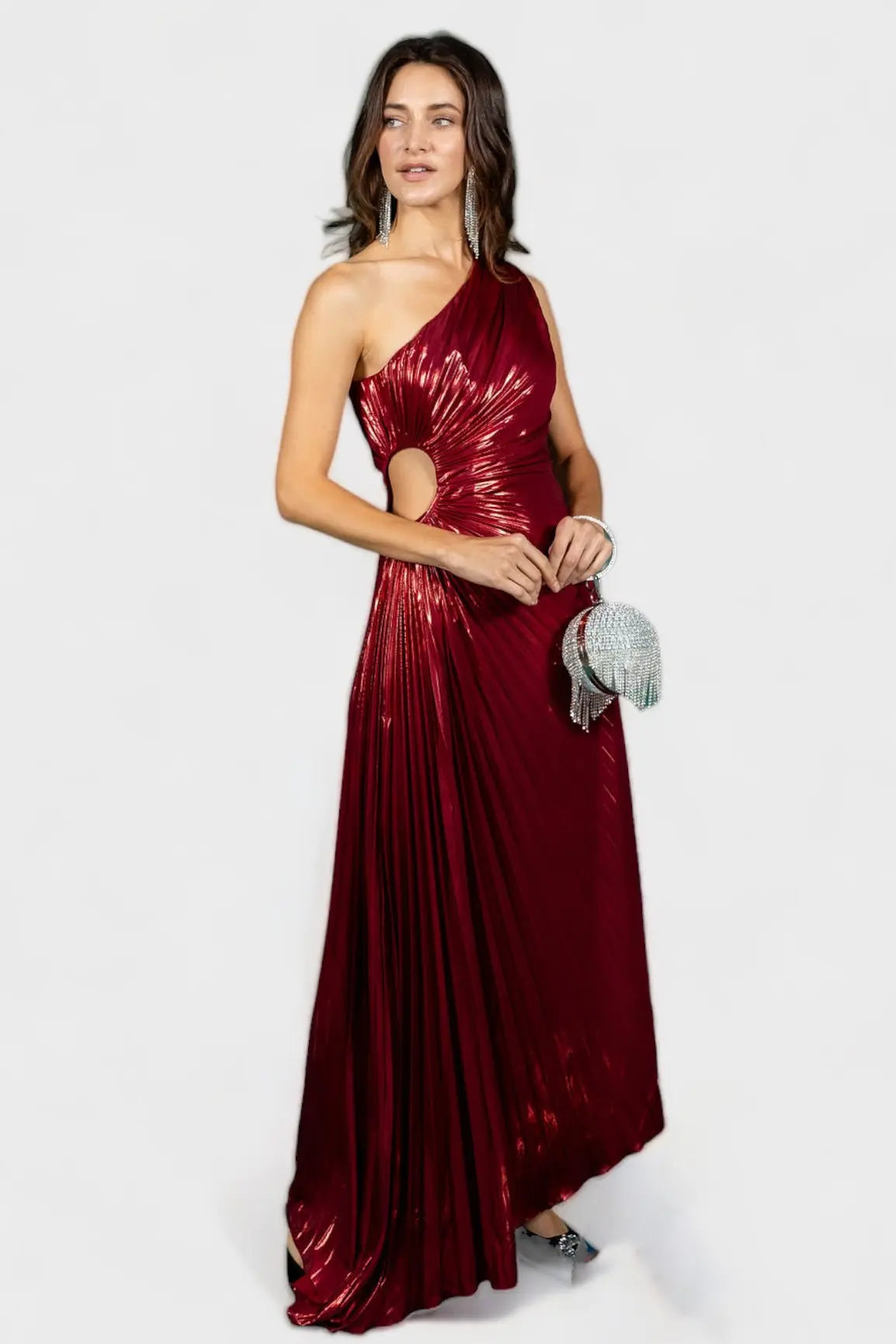 Give Me Everything Tonight Wine Maxi Dress Minuet