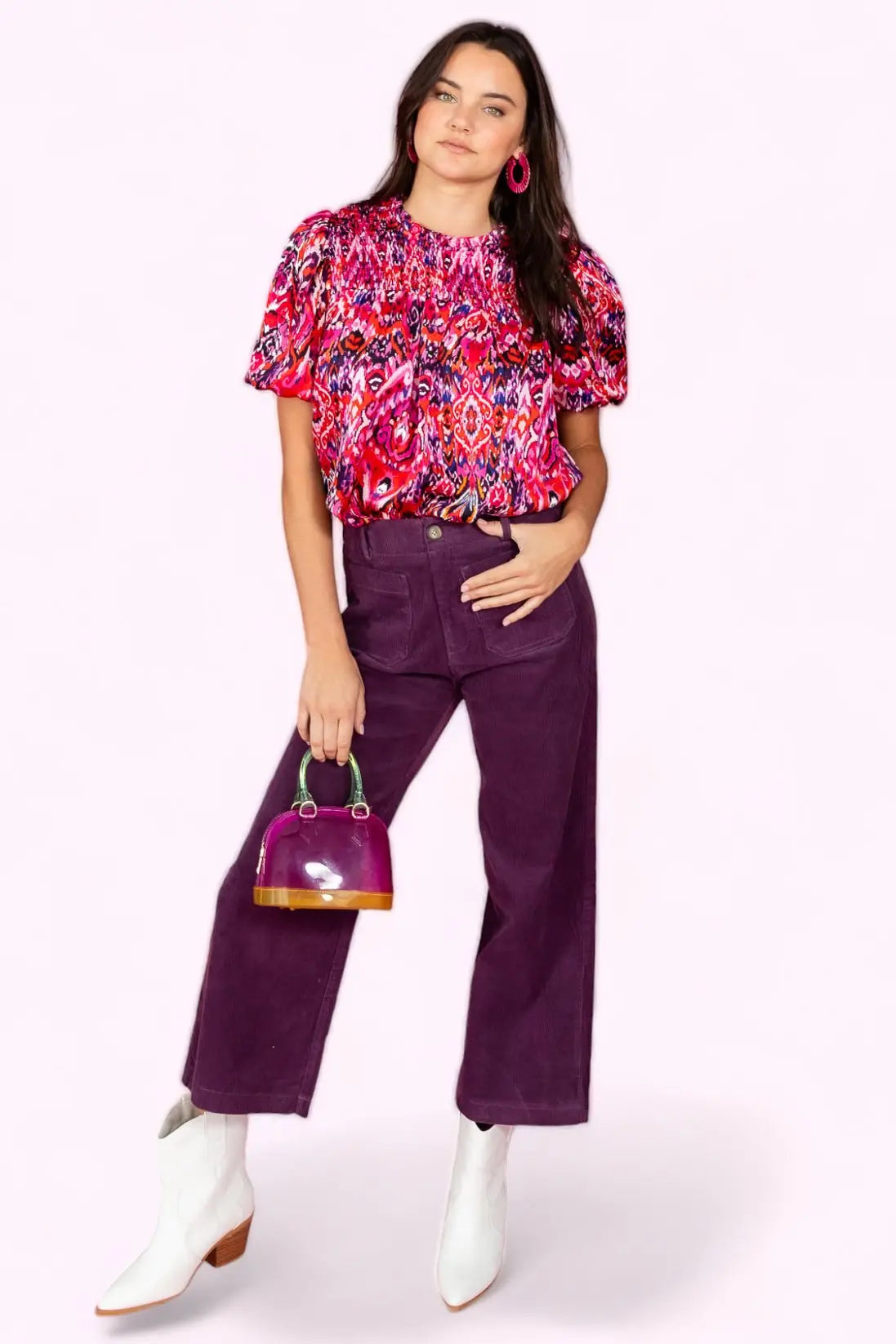 Rollin' With You Corduroy Wide Leg Pants Voy