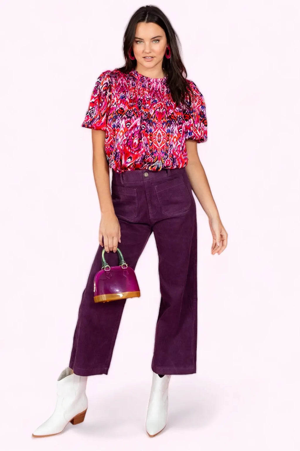 Rollin' With You Corduroy Wide Leg Pants Voy