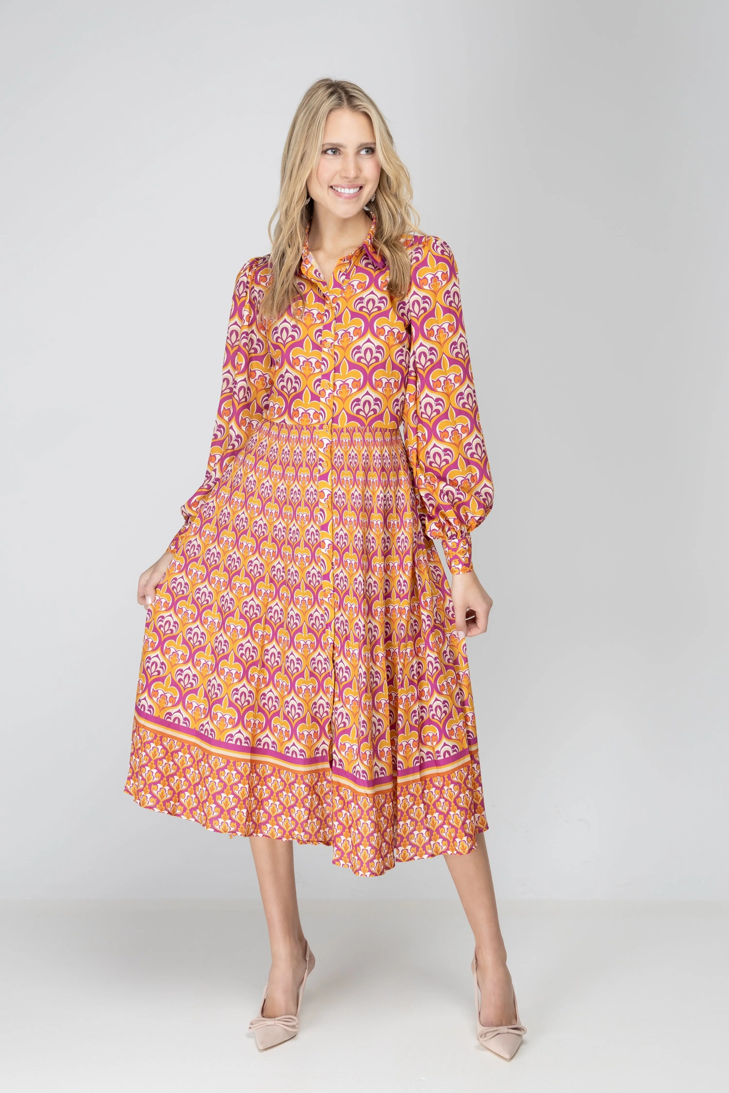 I'm Spicing Things Up Shirt Dress FLYING TOMATO