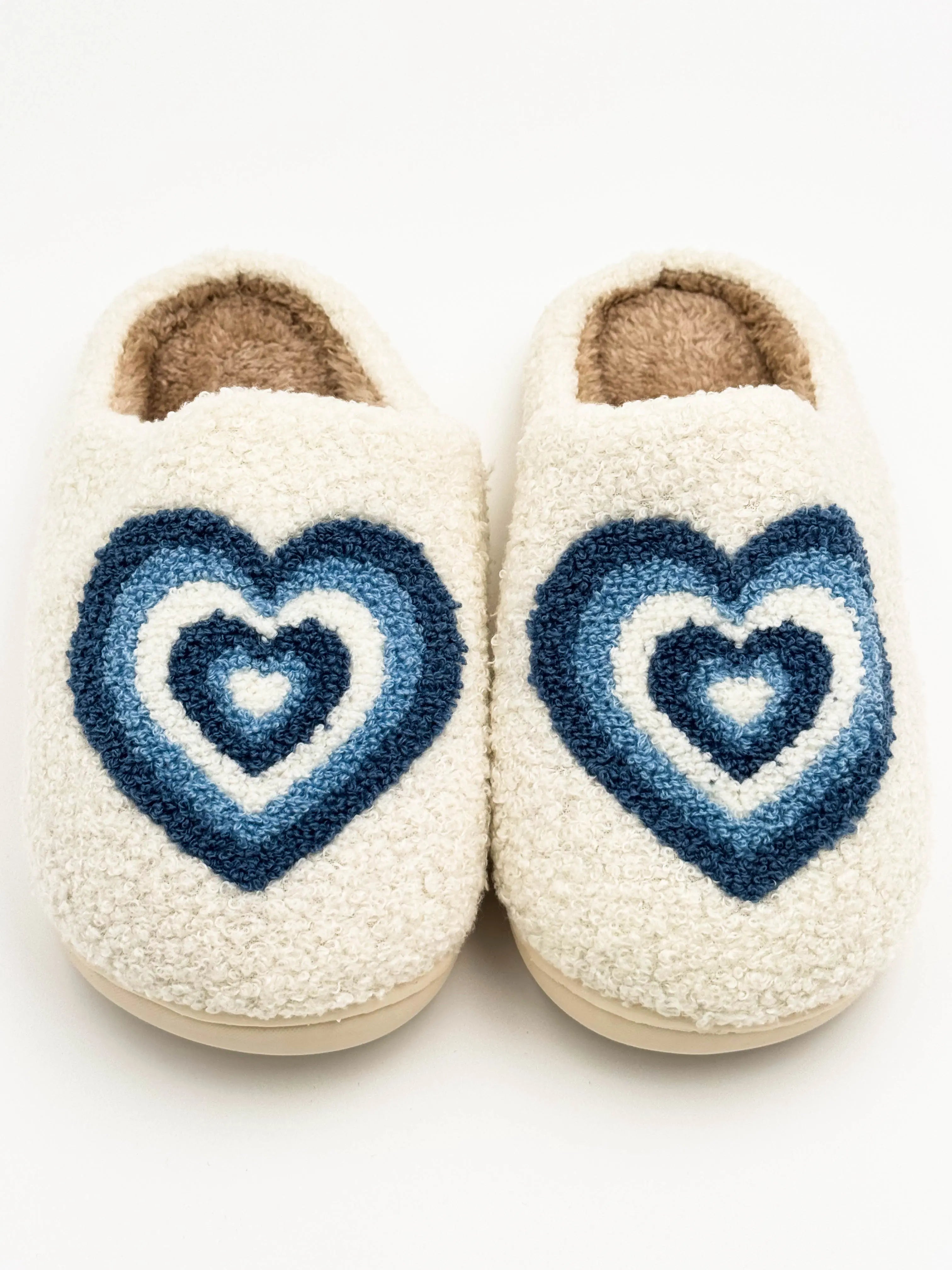 Lucy Cozy Heart Slippers LoveLina