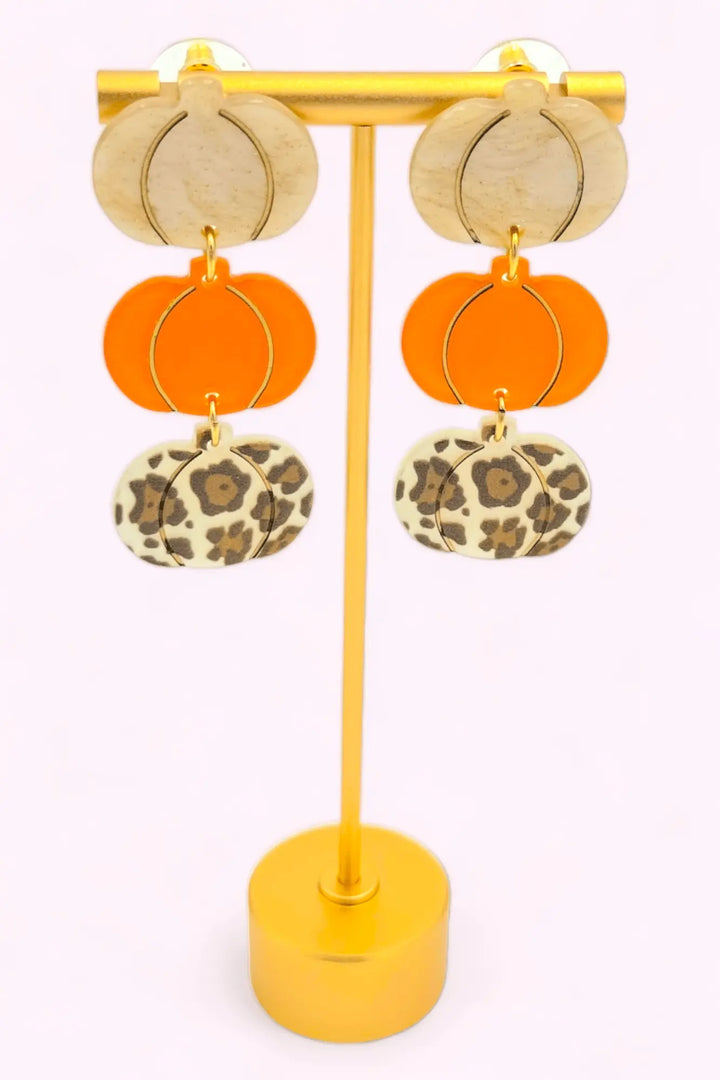 Amber Pumpkin Patch Earrings Viv&Lou