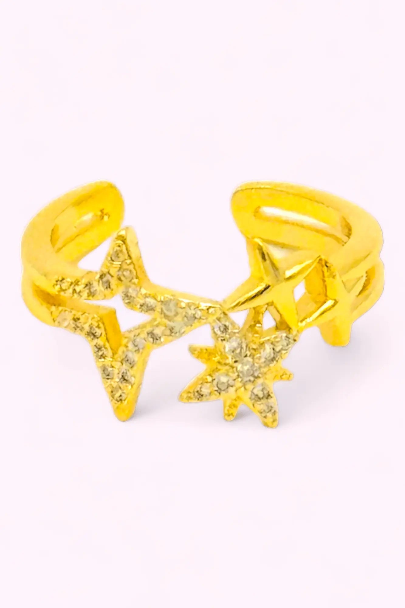 Gemma Gold Plated Constellation Ring Treasure Jewels