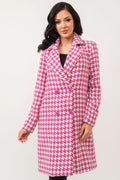 Just The Way You Are Double Breasted Long Coat Tea & Cup