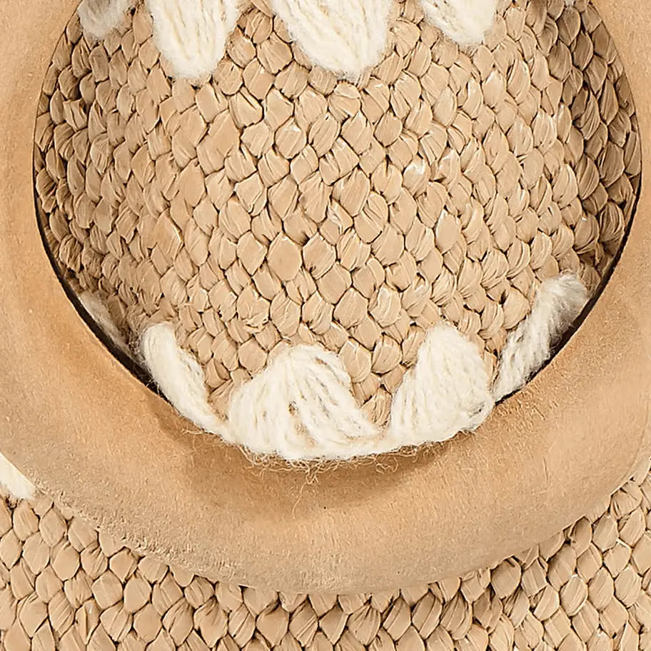 Alora Wooden Round Buckle Braided Belt Collections by Fame Accessories