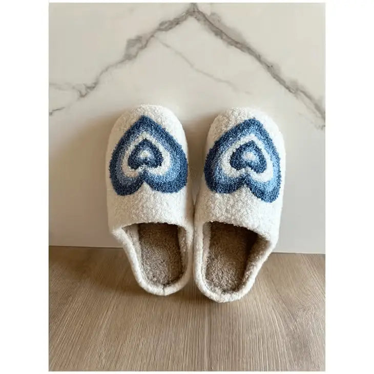 Lucy Cozy Heart Slippers LoveLina