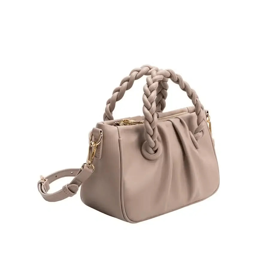 Gracelyn Recycled Vegan Crossbody Bag in Nude Melie Bianco