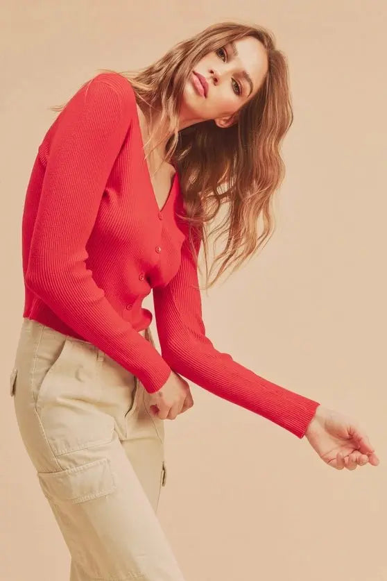 I Don't Care Cardigan Sweater AEMI + CO