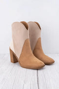 Sadie Tri-Tone Bootie with Square Toe CCOCCI